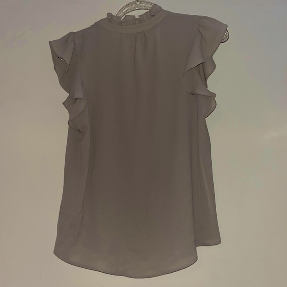 Calvin Klein Flutter Sleeve Blouse Button Up - Picture 2 of 2